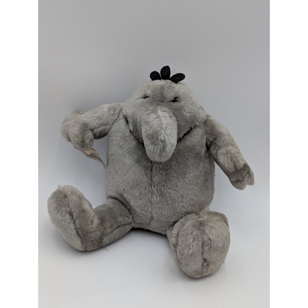Enrico Mole Plush Gray Silver Comic 11 Inch‎ Sotto Coccole Stuffed Animal Toy